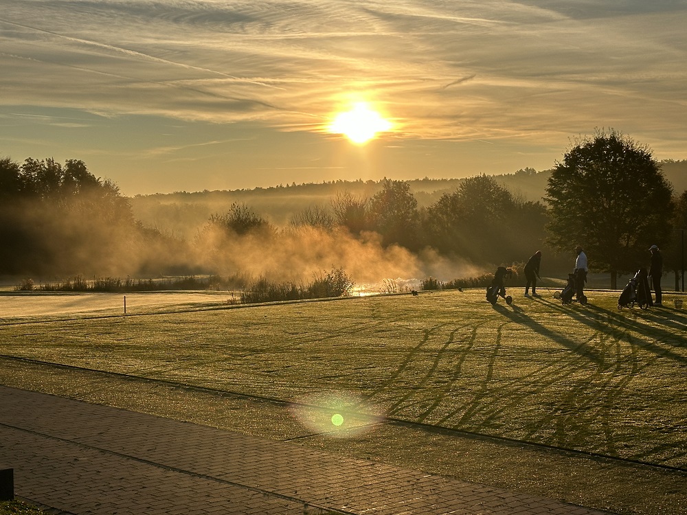 Herbststimmung beim Einschlagen